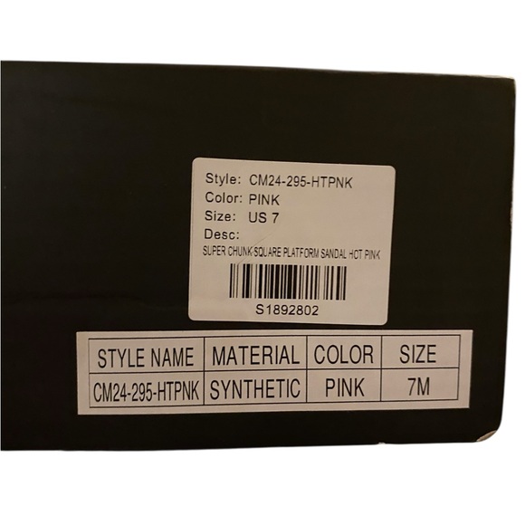 New Dolls Kill Current Mood Cheers To U Platform Sandals Pink Heels Barbie core - Picture 14 of 14